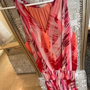 Ramy Brook Printed Bradley Smocked Mini Dress